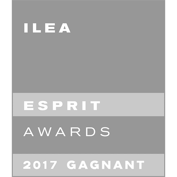 Ganant au ILEA Esprit Award 2017 dans la catégorie de la meilleure innovation de l